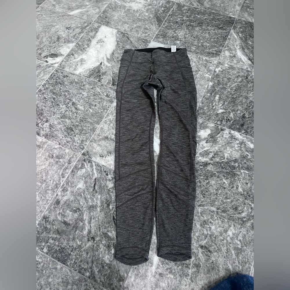 Athleta Girl - Grey textured leggings